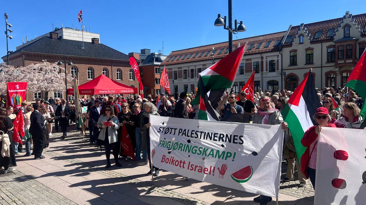 850 i 1. mai-tog i Kristiansand