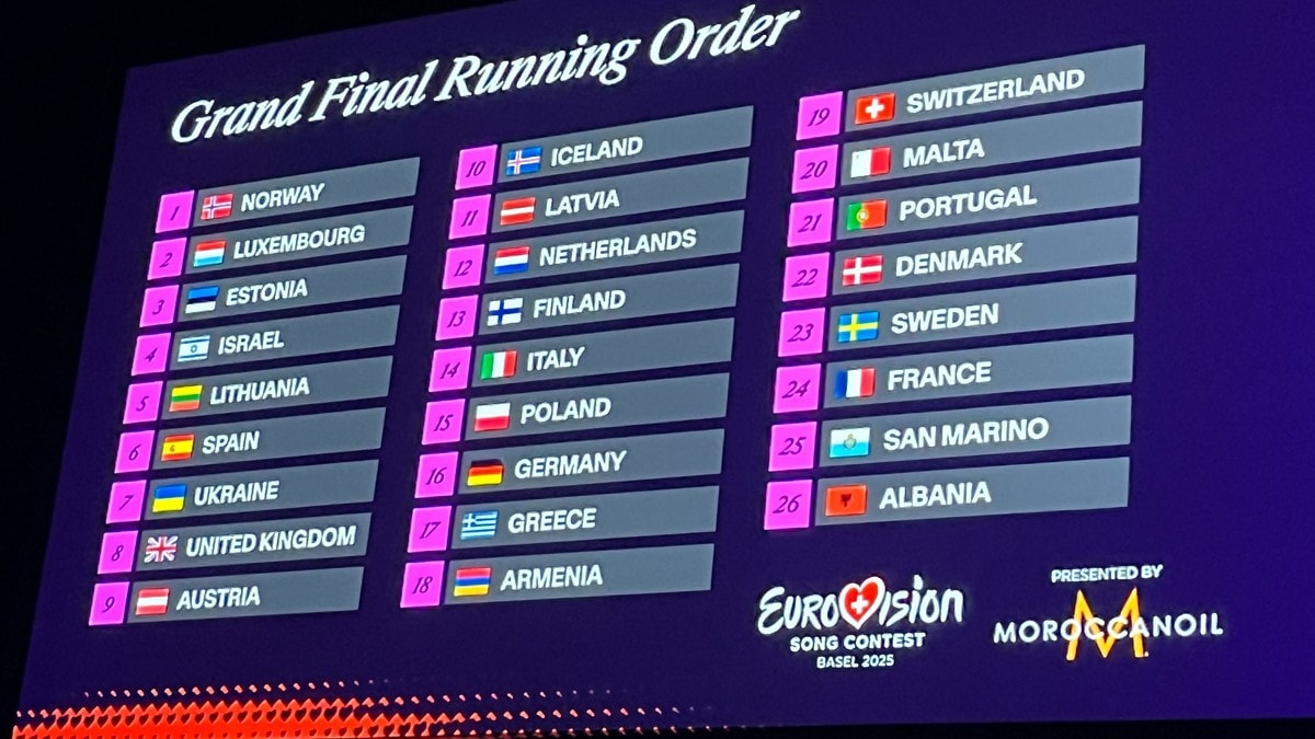 Norge åpner finalen i årets Eurovision Song Contest