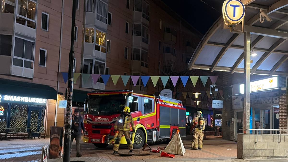 Minst åtte evakuert etter brann på Grønland i Oslo