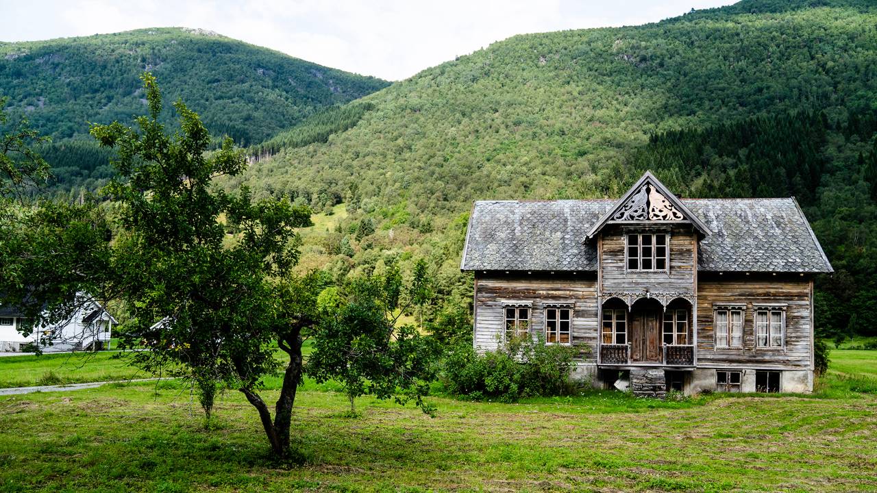 Fraflyttet hus i Stordal