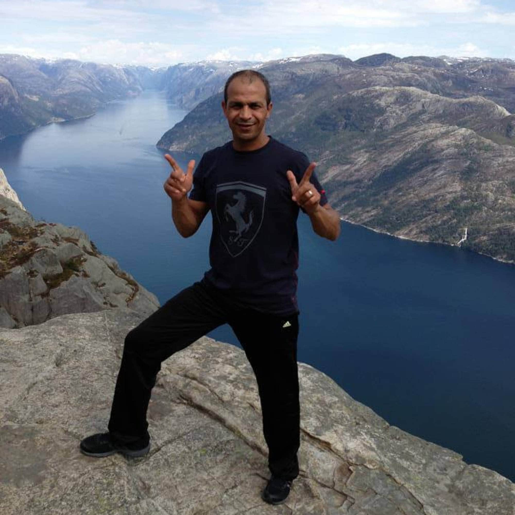 Omar på Prekestolen 