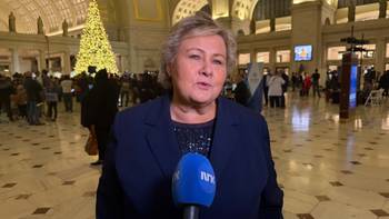 Solberg om budsjettet: – Det går feil vei med dette – Siste nytt – NRK