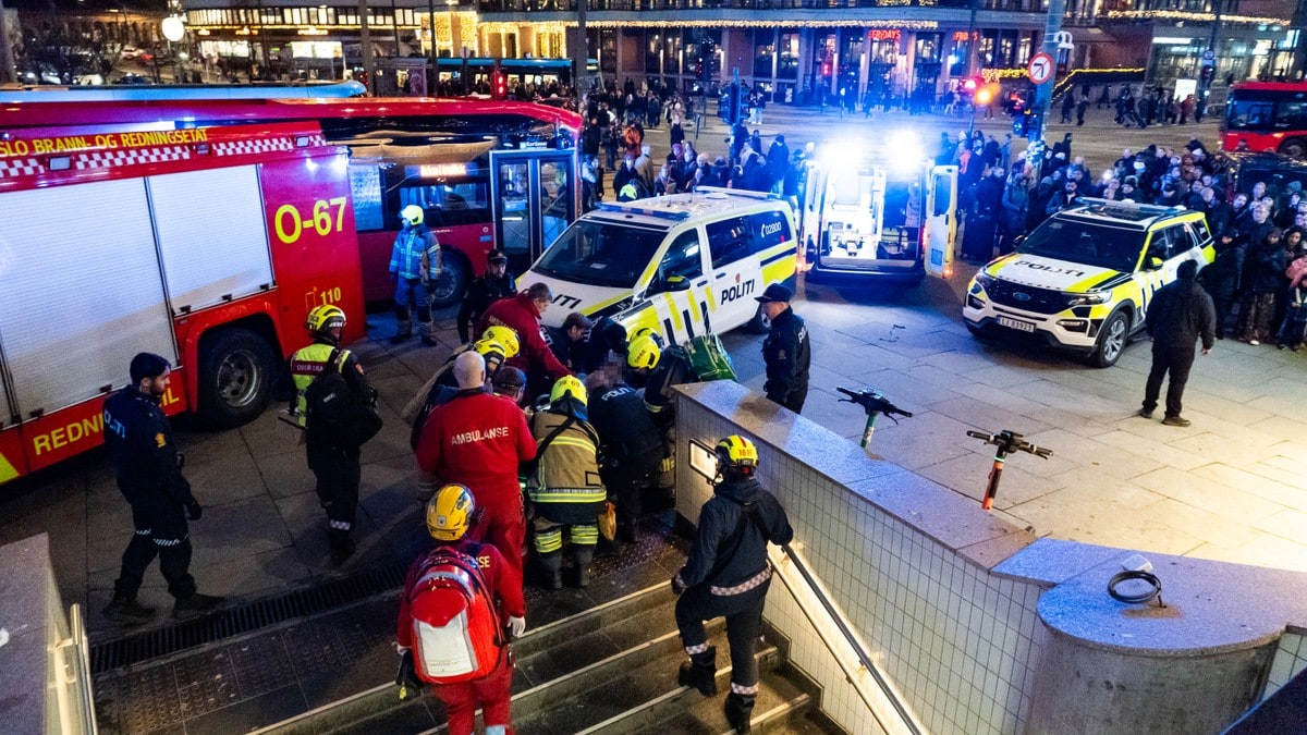 T-banen i gang igjen etter kaos på Jernbanetorget