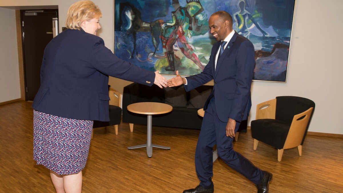 Somalias statsminister i Norge