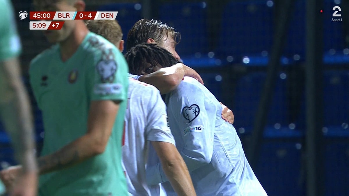 Højlund herjet med Belarus – Danmark med knusende seier i VM-kvalifiseringen