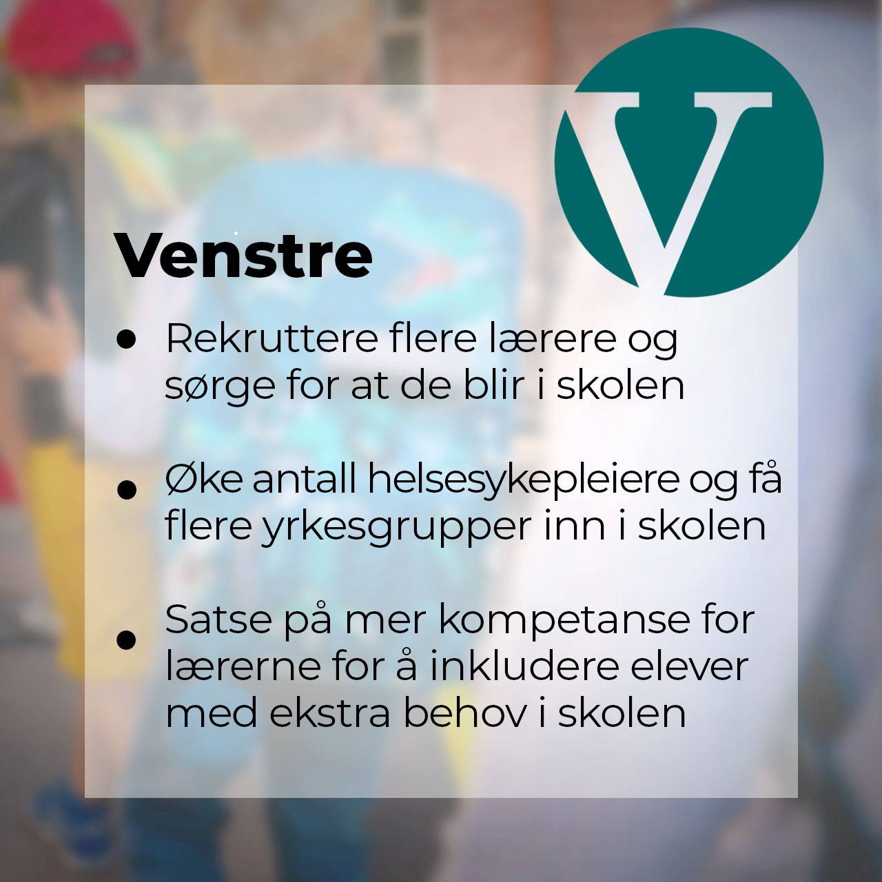 Dette mener Venstra