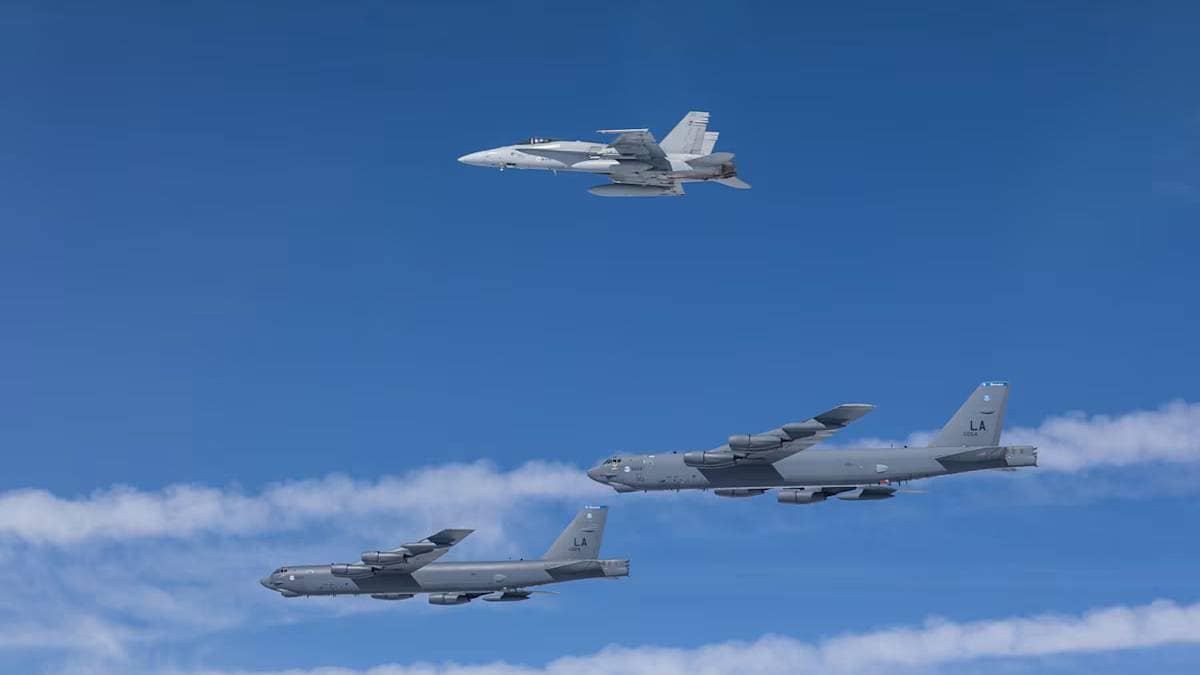 Amerikanske bombefly flaug over Finland for første gong
