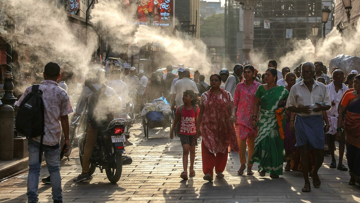 Heftig hetebølge i India: – Unngår å gå ut av huset