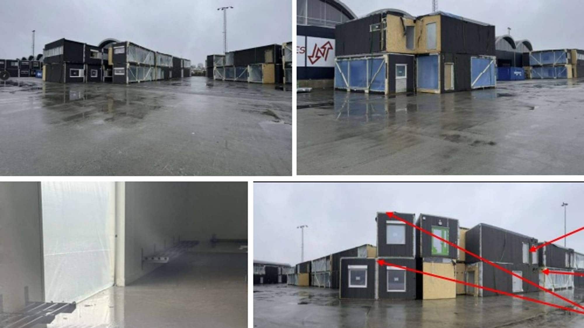 Modulbygg på havnen i Sandnes