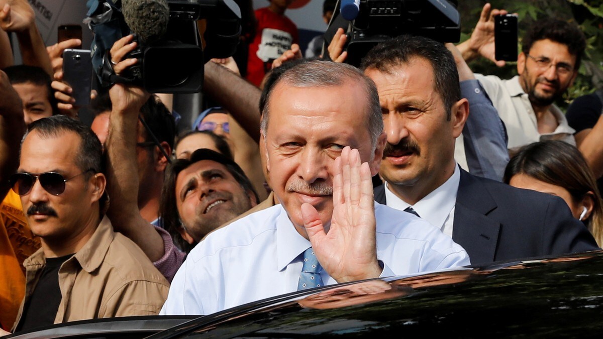 Valgthrilleren i Tyrkia: Erdogan leder