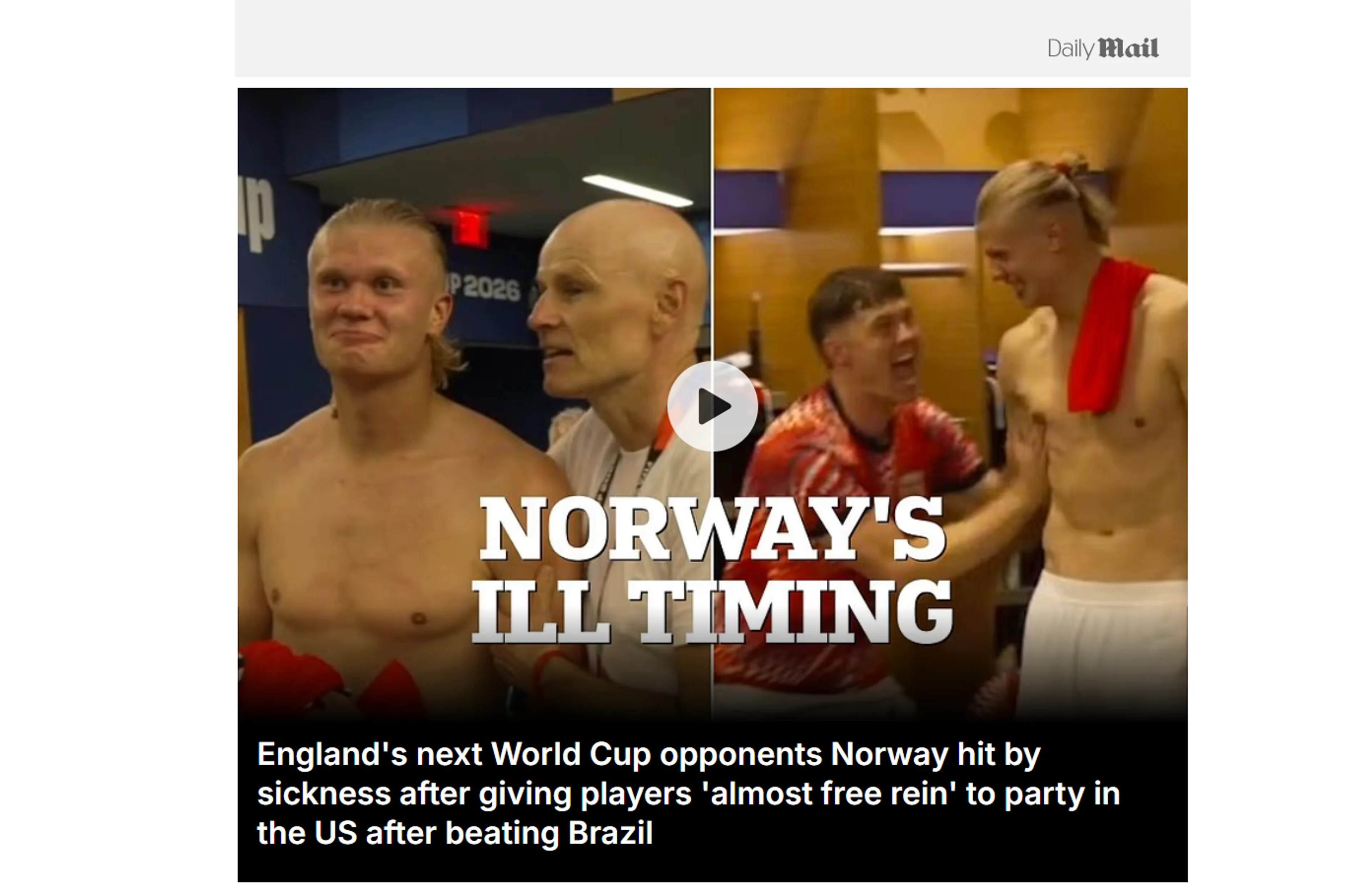 Faksimile Daily Mail