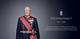 Faksimile: Skjermbilde / Kongehuset Illustrasjon av Kong Harald V i uniform med tekst om hans bortgang. (Bildebeskrivelsen er laget av en KI-tjeneste)