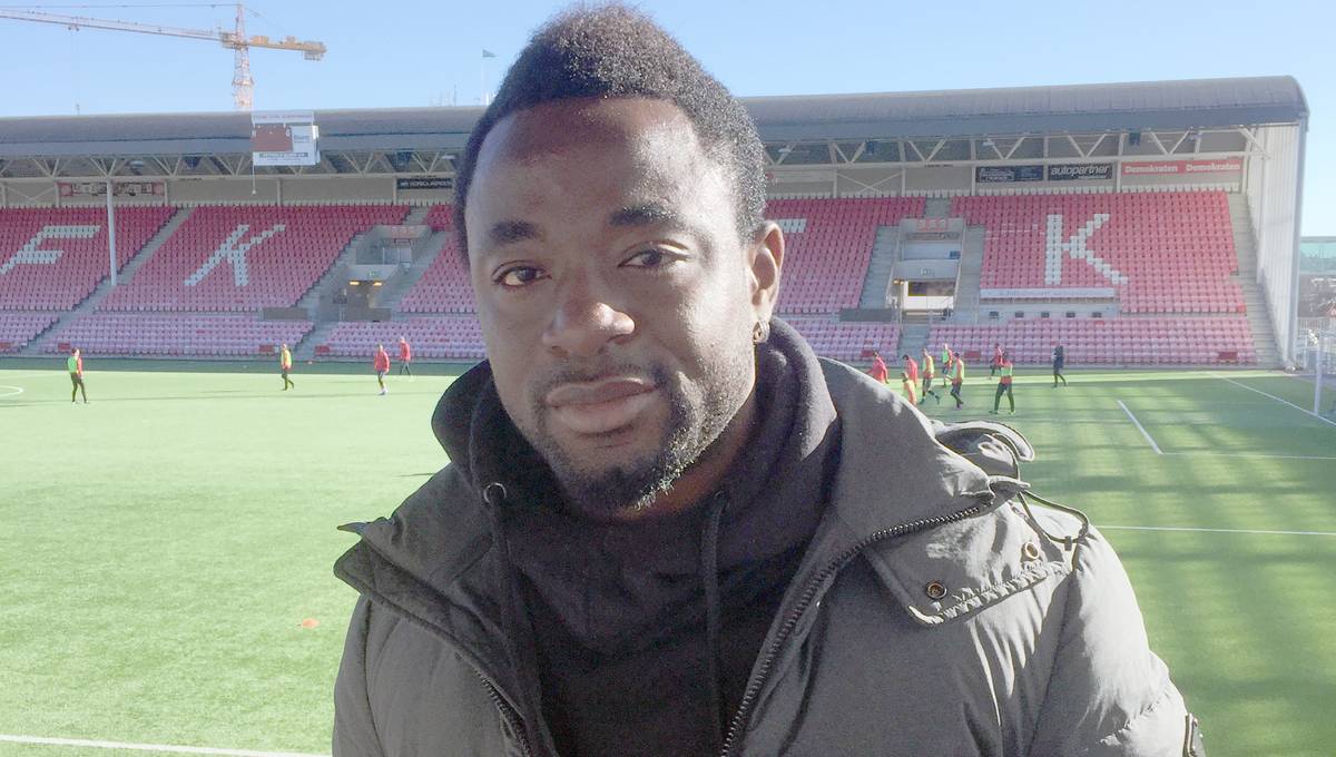 Abdul Razak Nuhu tilbake i norsk fotball NRK Østfold Lokale nyheter