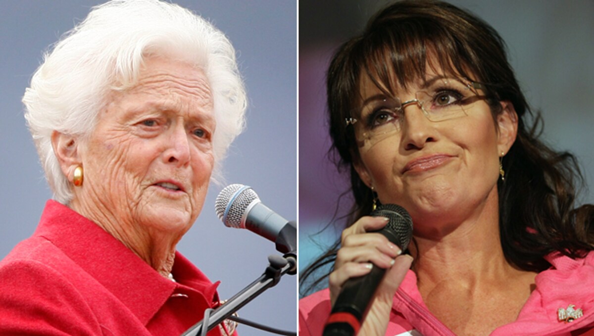 Barbara Bush og Palin i krangel NRK Urix Utenriksnyheter og