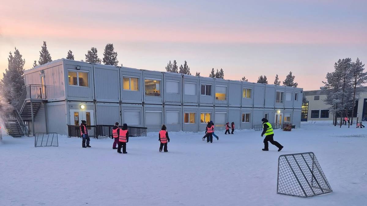 Elevene lot seg ikke stoppe av ekstremkulda – spilte fotball i minus 40