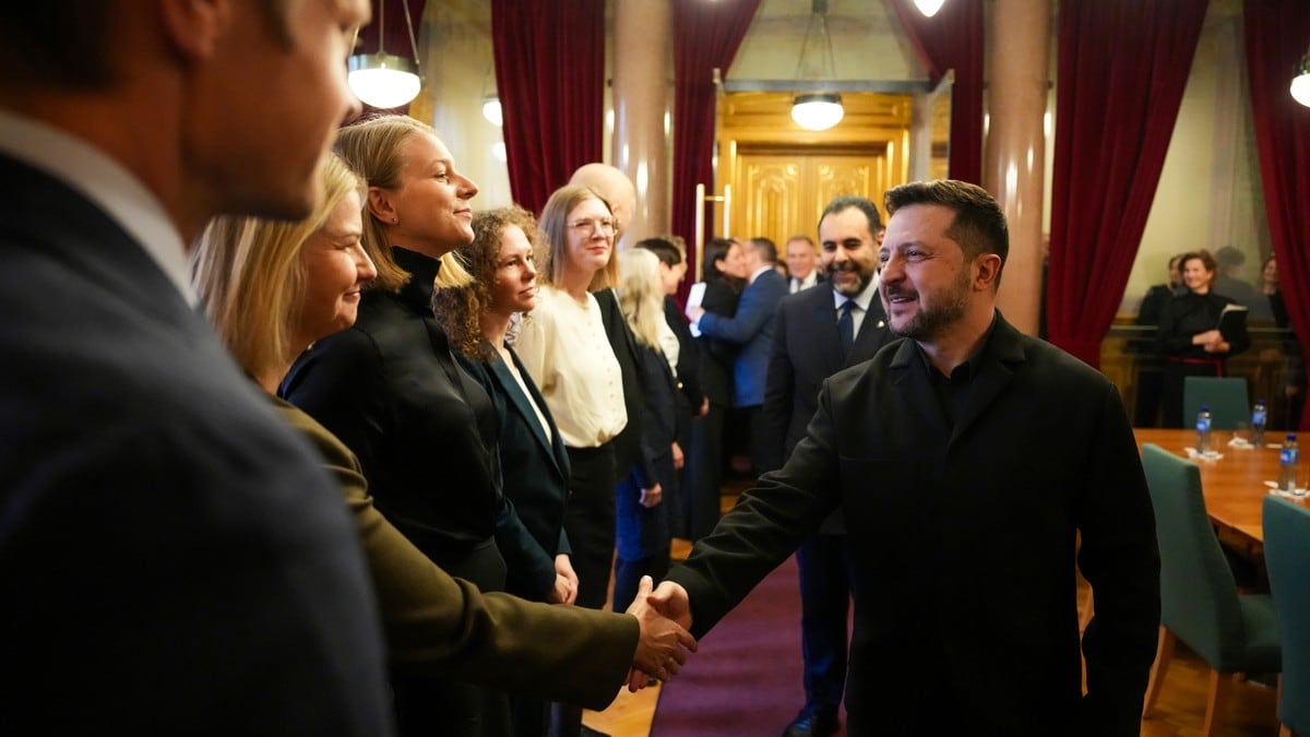Zelenskyj besøker Stortinget
