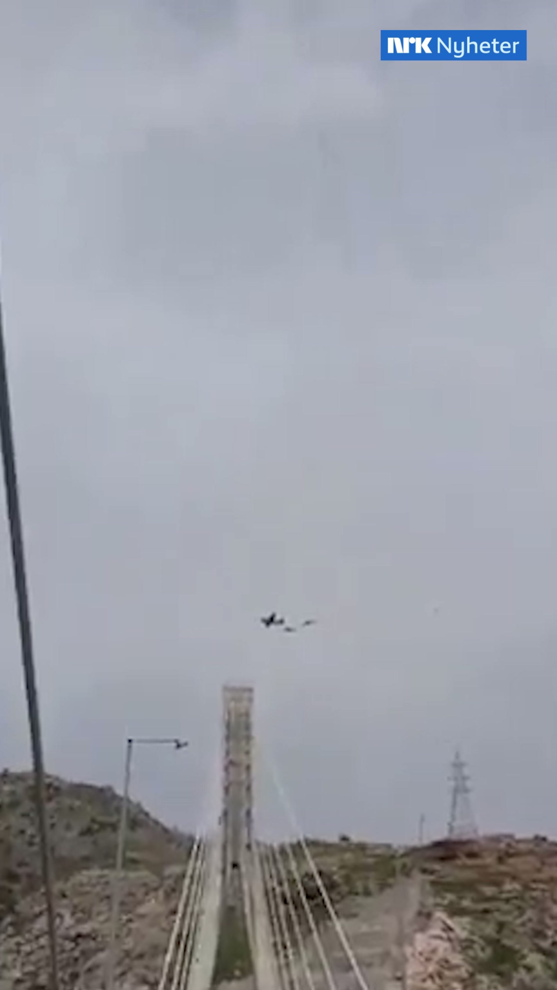 Amerikansk jagerfly skutt ned i Iran - besetningsmedlem skal være reddet