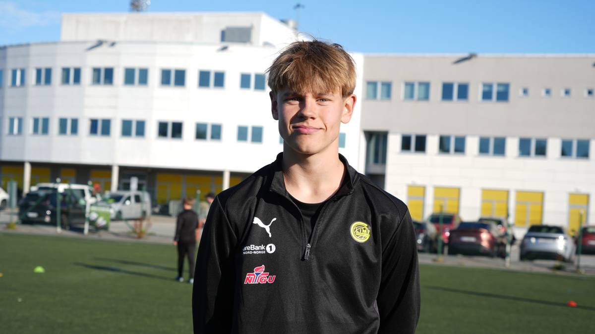 Mathias (15) frå Bodø vil bli fotballproff: – Veit at draumen er oppnåeleg
