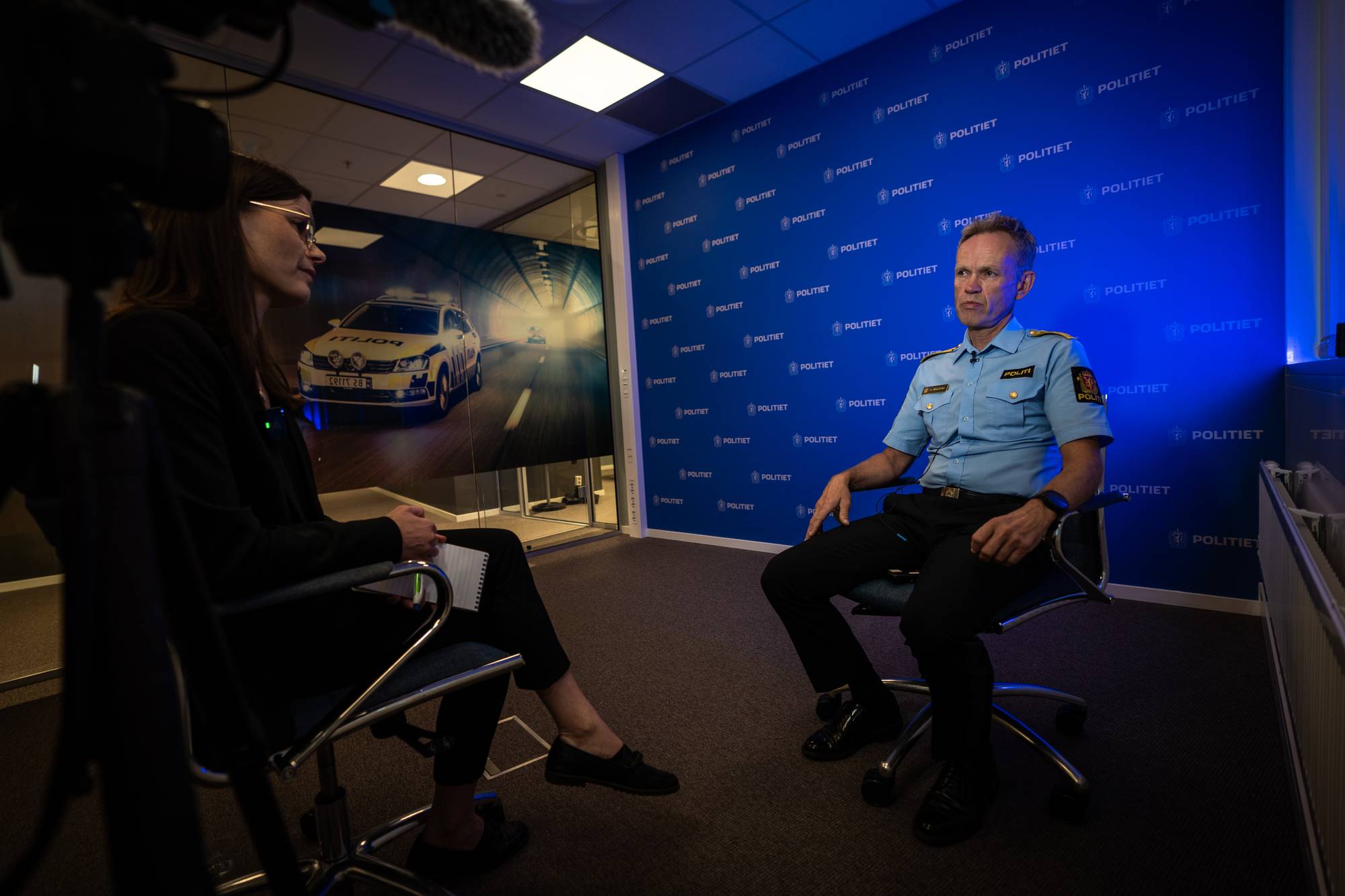 kong Haralds gravferd. Politidirektør Håkon Skulstad 