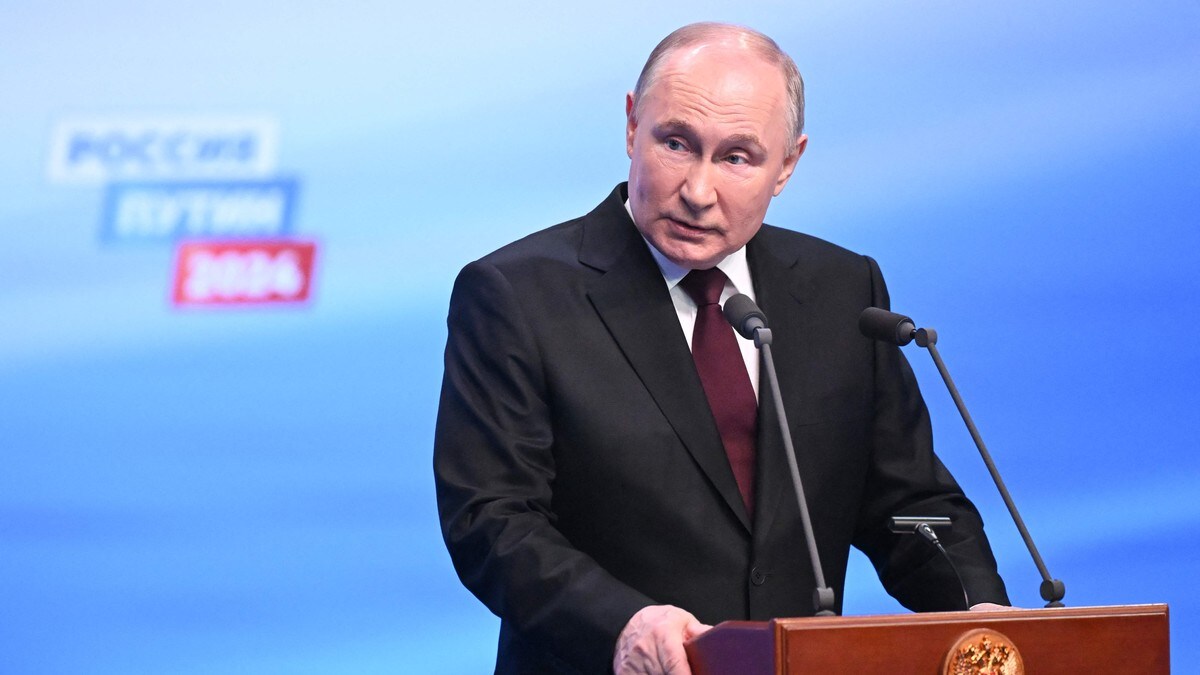 Putin innkasserer valgseier: – Dette vil gjøre Russland sterkere