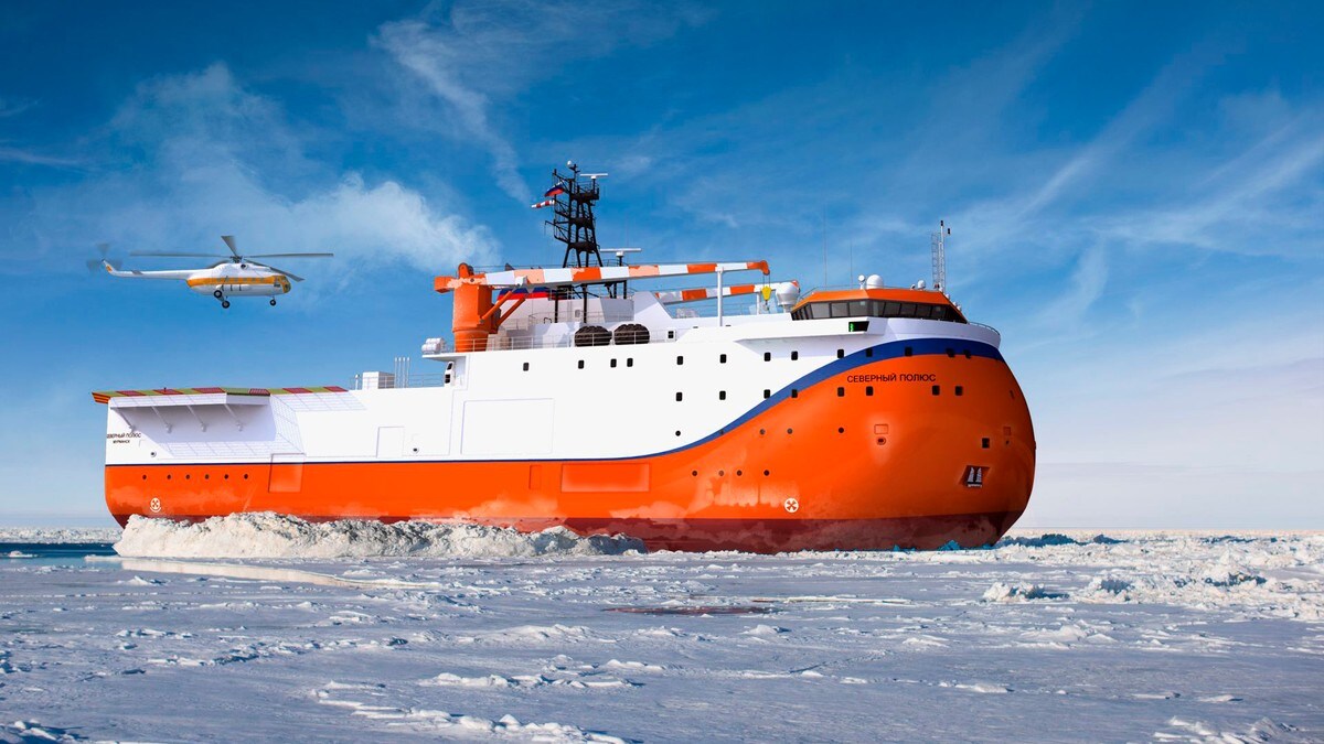 Medisinsk situasjon på russisk forskningsfartøy: Redningsaksjon nær Nordpolen pågår