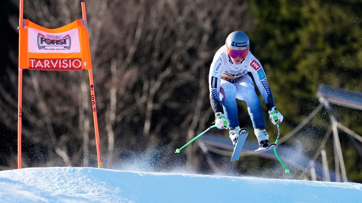Vickhoff Lie langt bak i Tarvisio-utforen