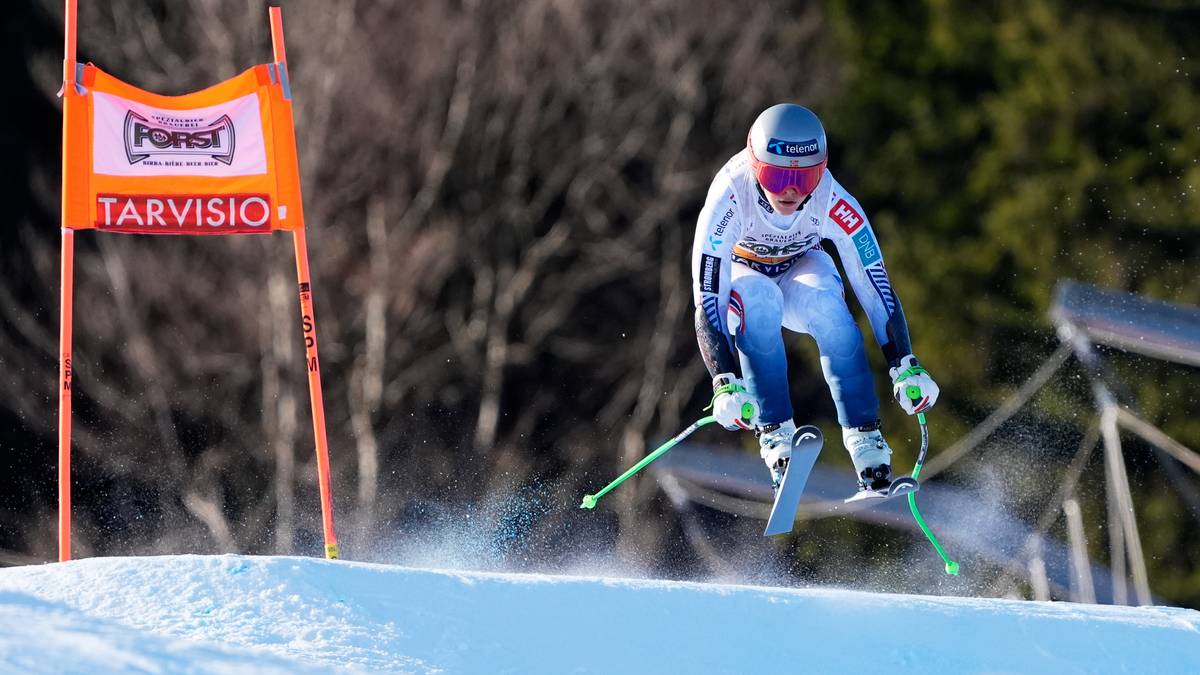 Vickhoff Lie langt bak i Tarvisio-utforen