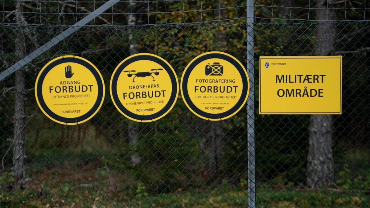 Forsvaret bekrefter: Økning av droneobservasjoner ved militære anlegg