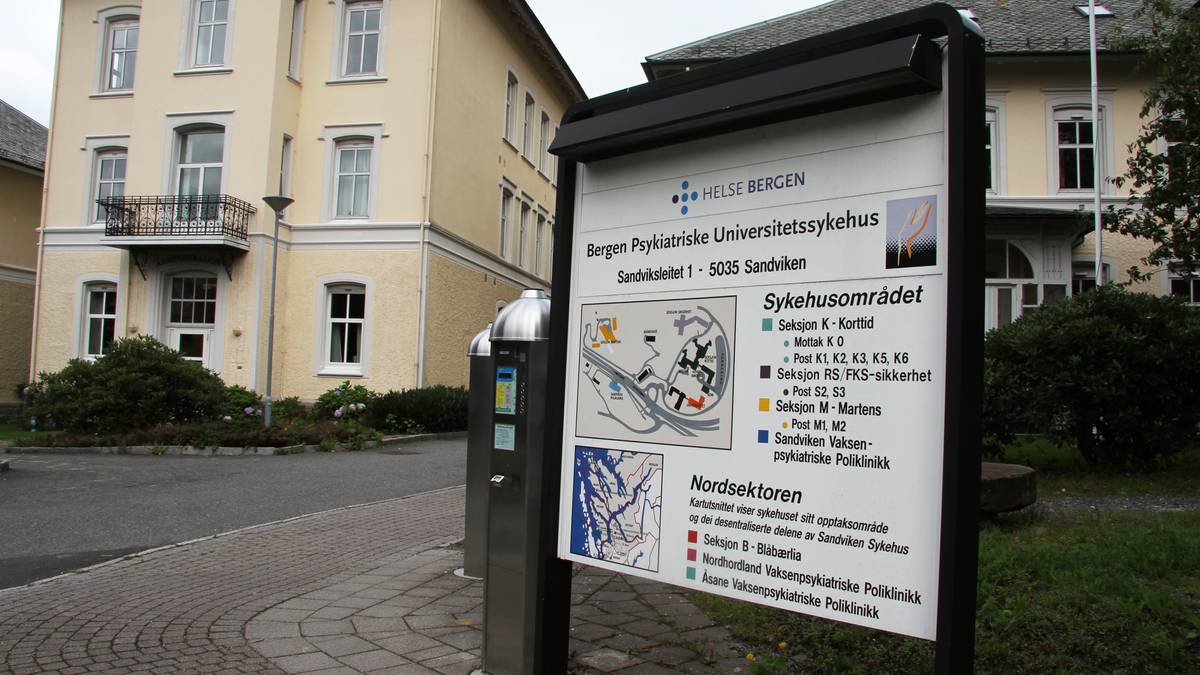 Dømt til tvungent psykisk helsevern for voldtekt av ansatt i Helse Bergen