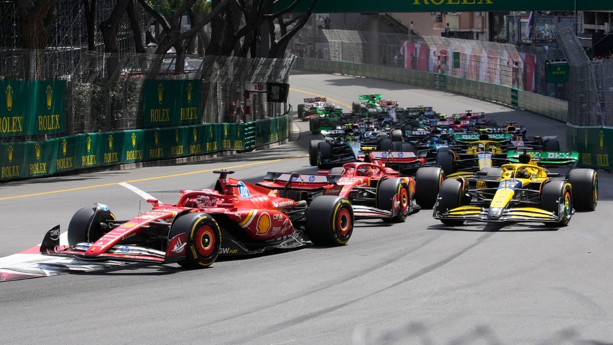 Dramatisk krasj i Monaco Grand Prix