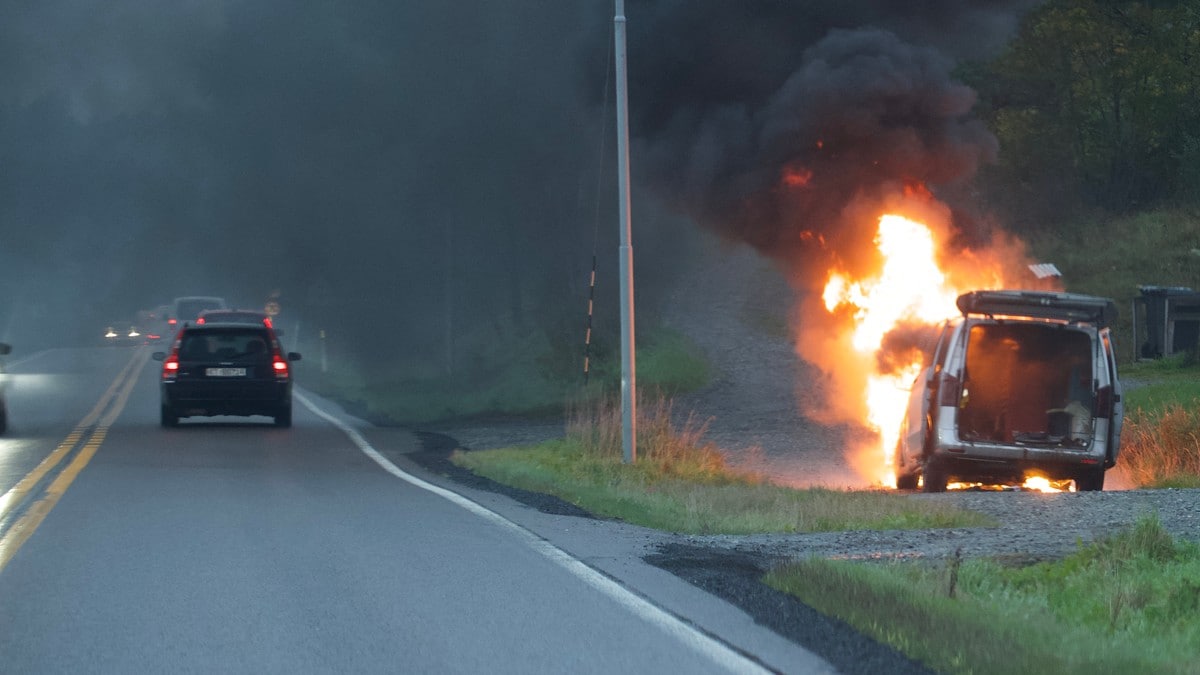 E18 i Nordre Follo var stengt