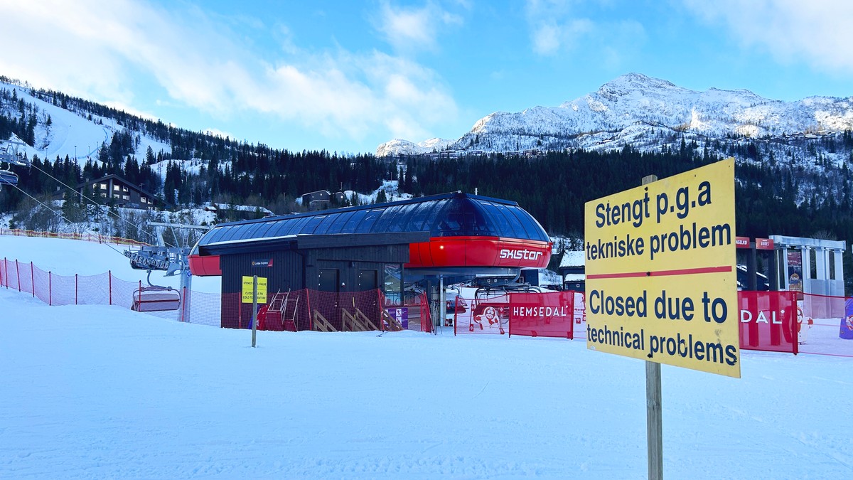 To barn på skiskole har falt ut av skiheis – fraktet med luftambulanse