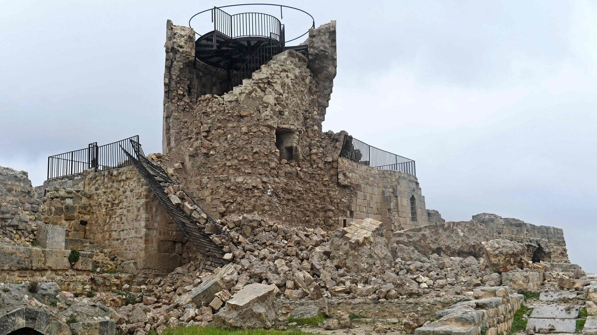 Fleire arkeologiske stader i Syria øydelagde i jordskjelva