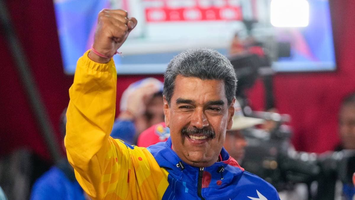 Valgmyndighetene: President Nicolas Maduro har vunnet valget i Venezuela