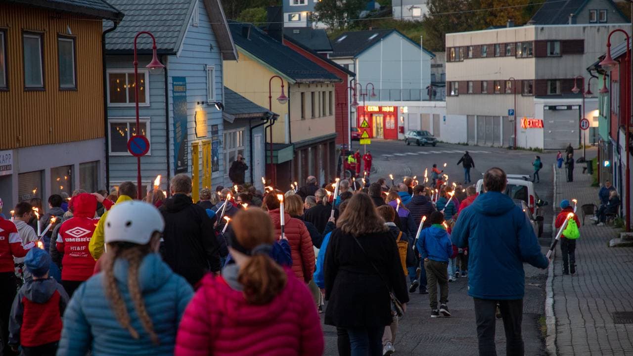 Fakkeltog Honningsvåg
