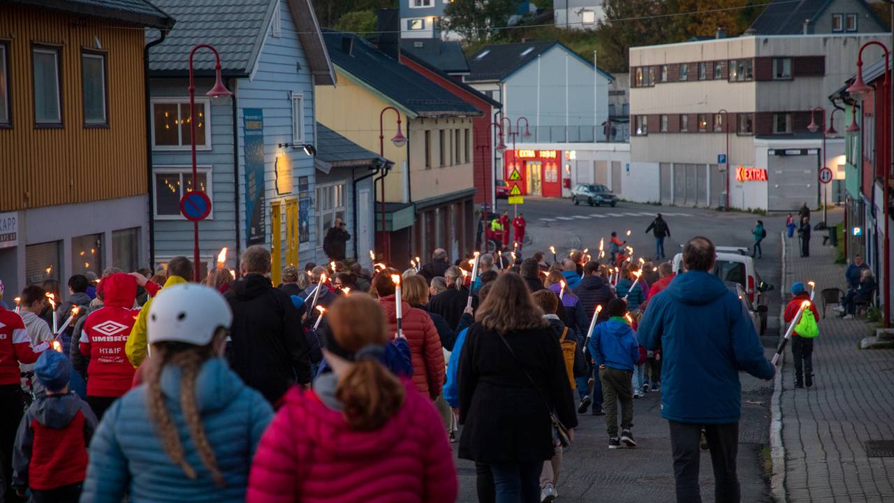 Fakkeltog Honningsvåg