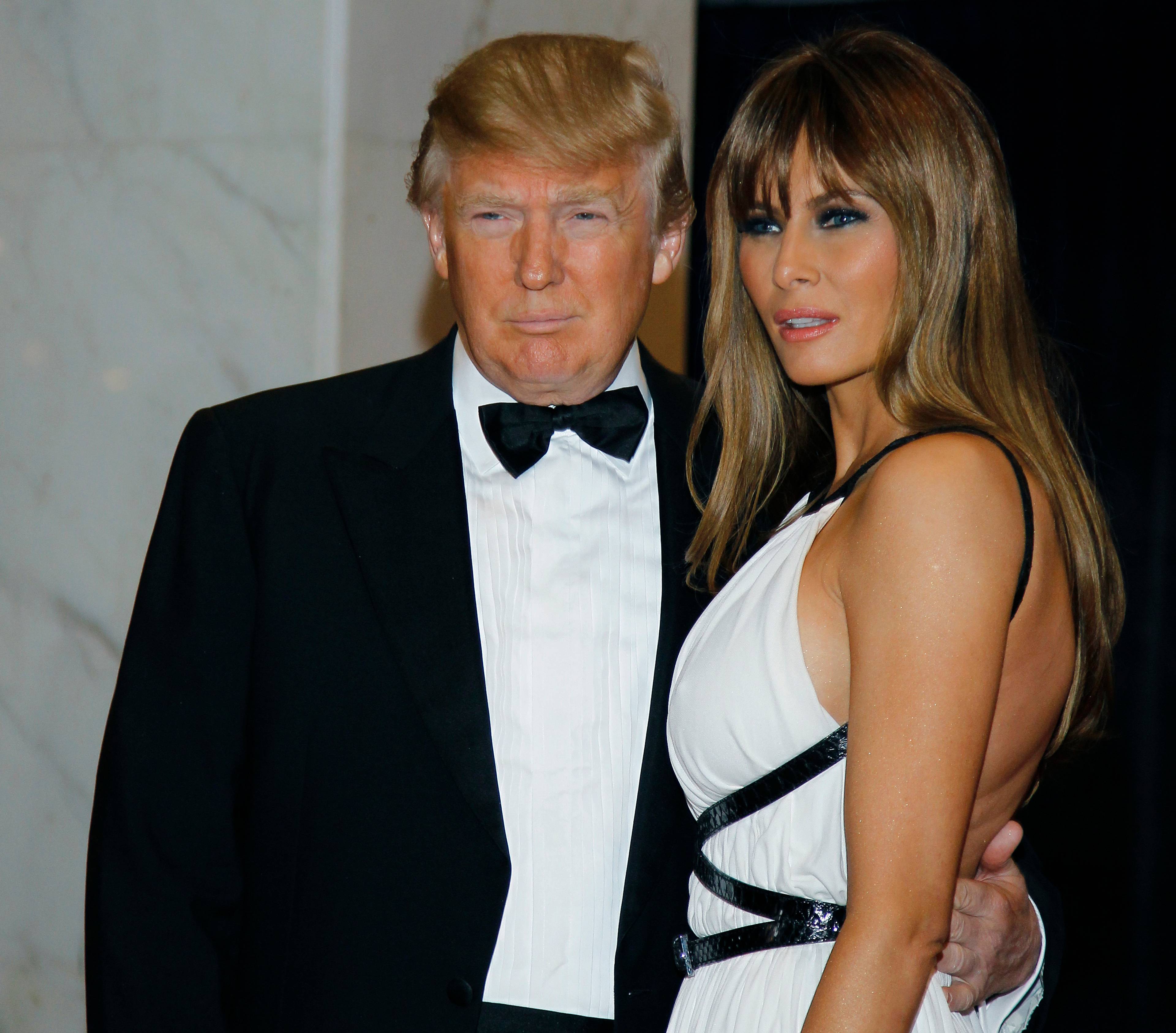 Donald Trump og Melania.