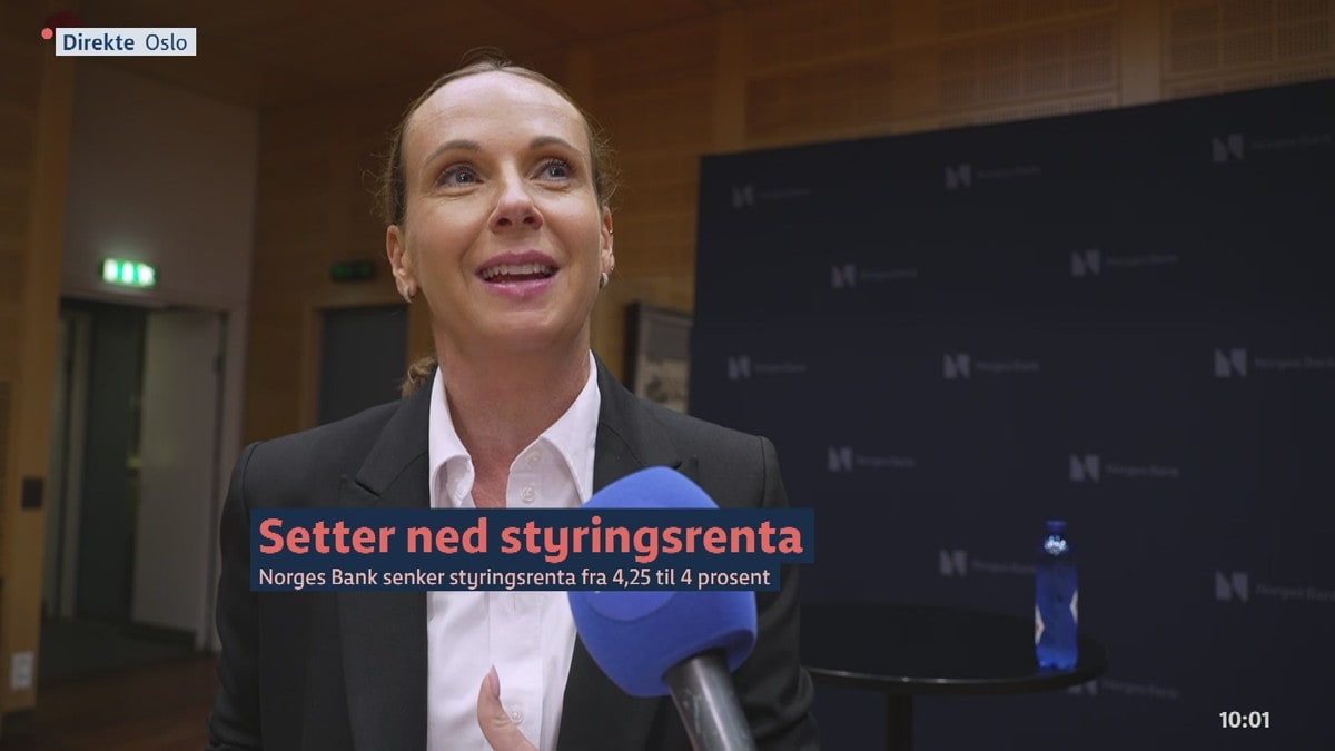 Sentralbanken kutter renta til 4 prosent
