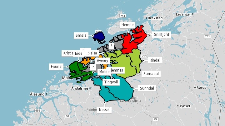 Tegner nytt kommunekart for Nordmøre – NRK Møre og Romsdal – Lokale