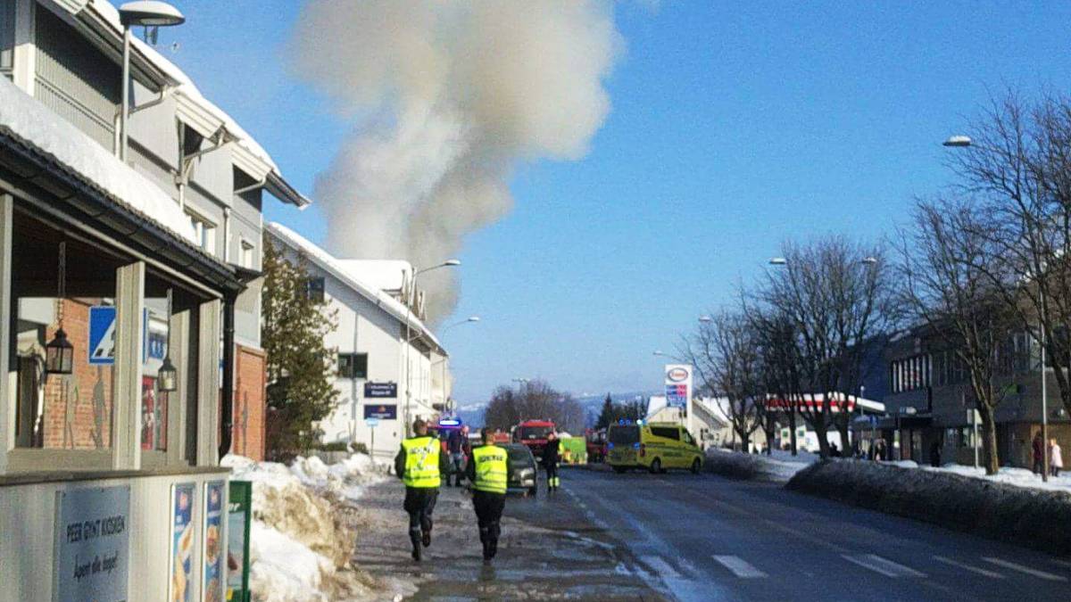 Brann i Bø sentrum – NRK Vestfold og Telemark – Lokale nyheter, TV og radio