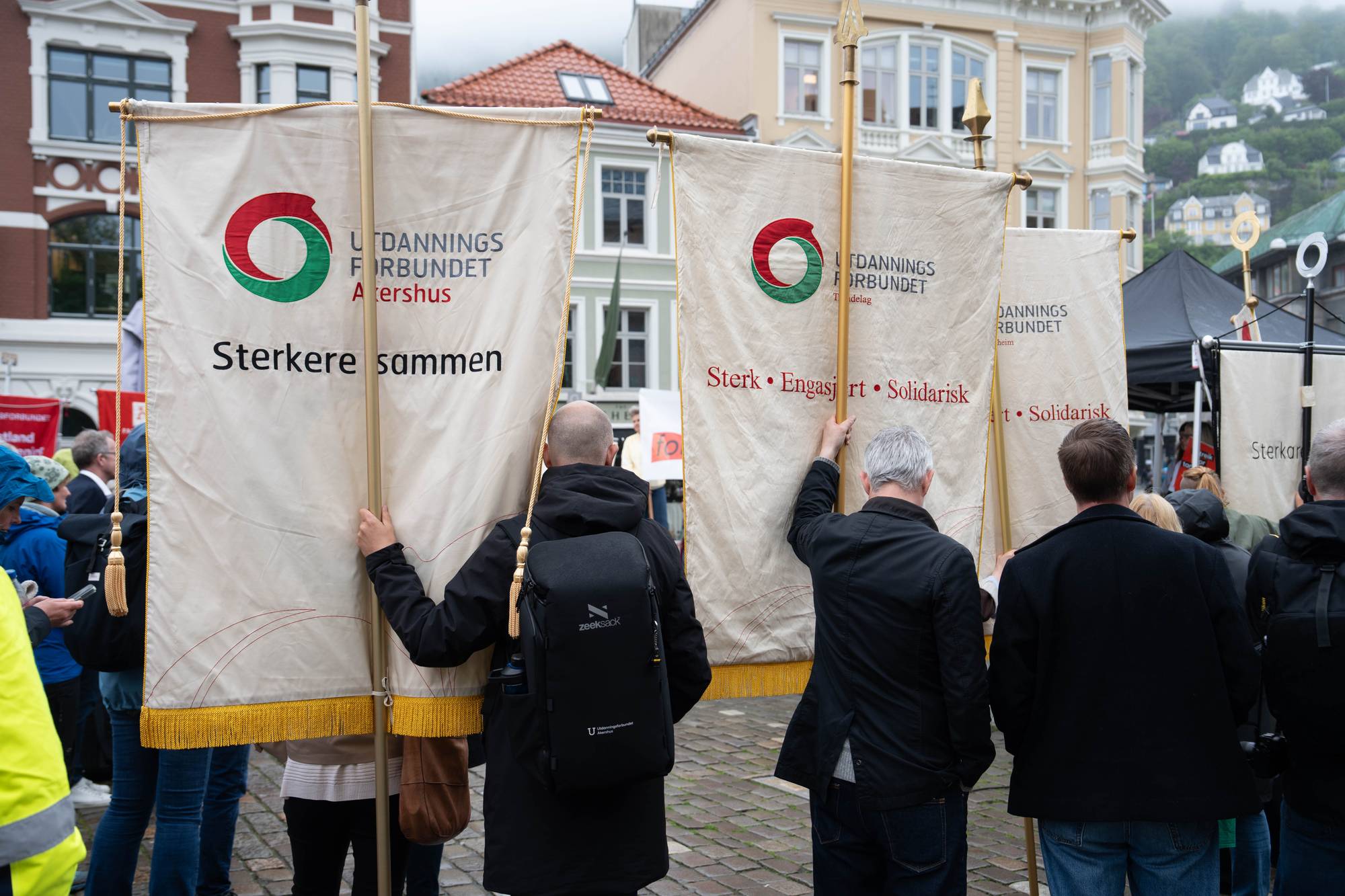 Streikemarkering Bergen Kristne Grunnskole 