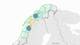 Leaflet | Powered by Esri | Kartverket, Geovekst og kommuner - Geodata AS, © NVE Snøskredfare
