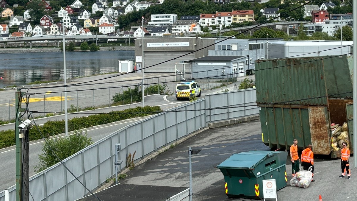 Kontroll på gasslekkasje i Bergen