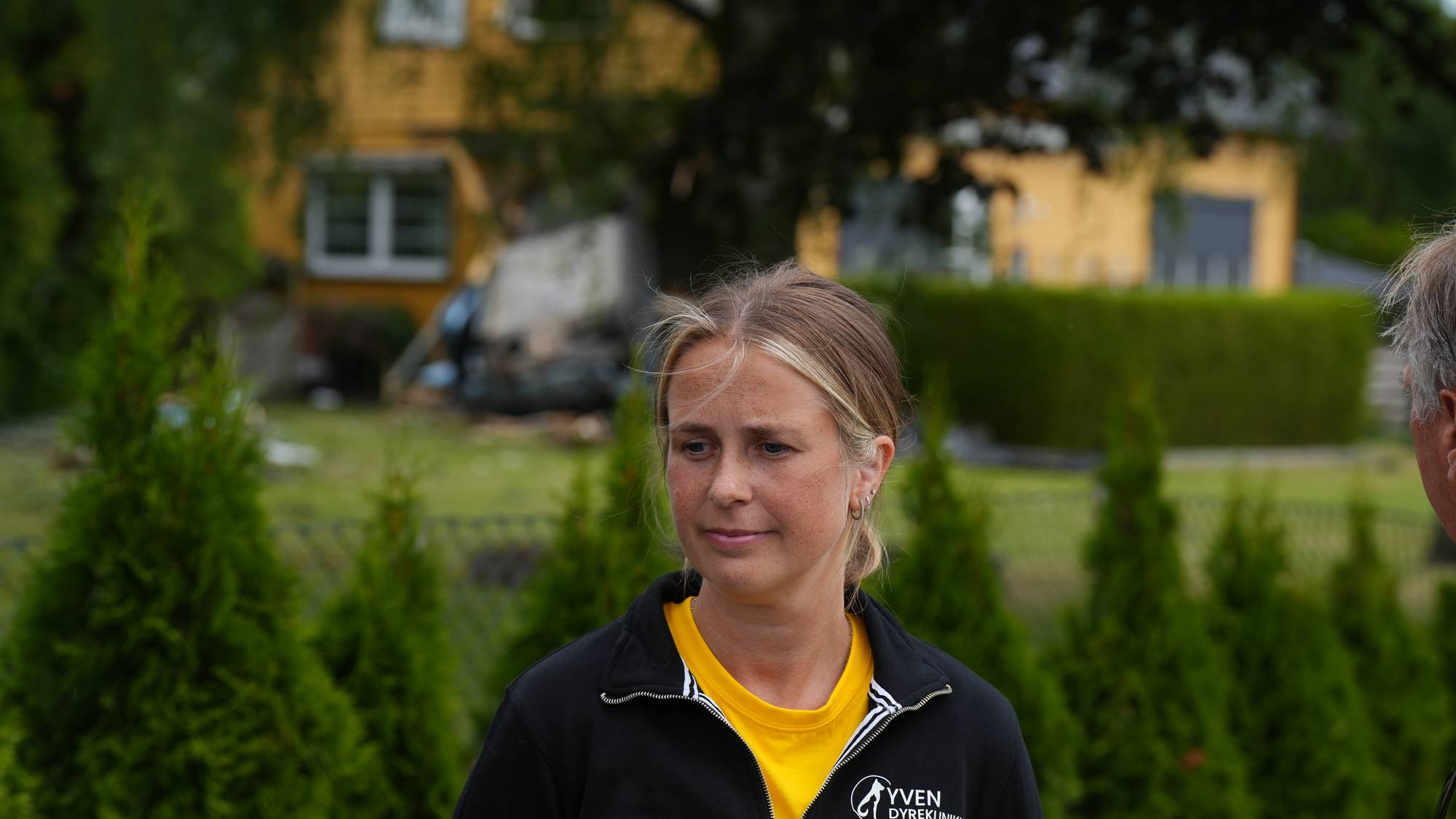 Cecilie Olsen var i huset da bilen krasjet