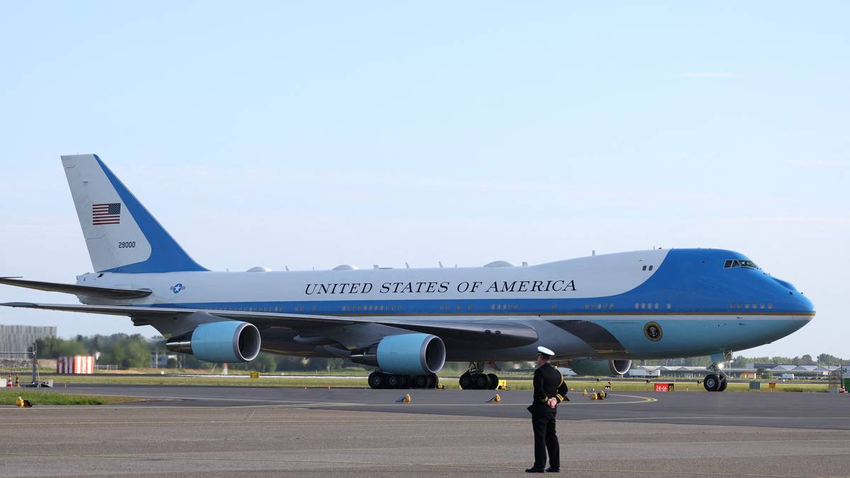 Donald Trump har landet i Nederland