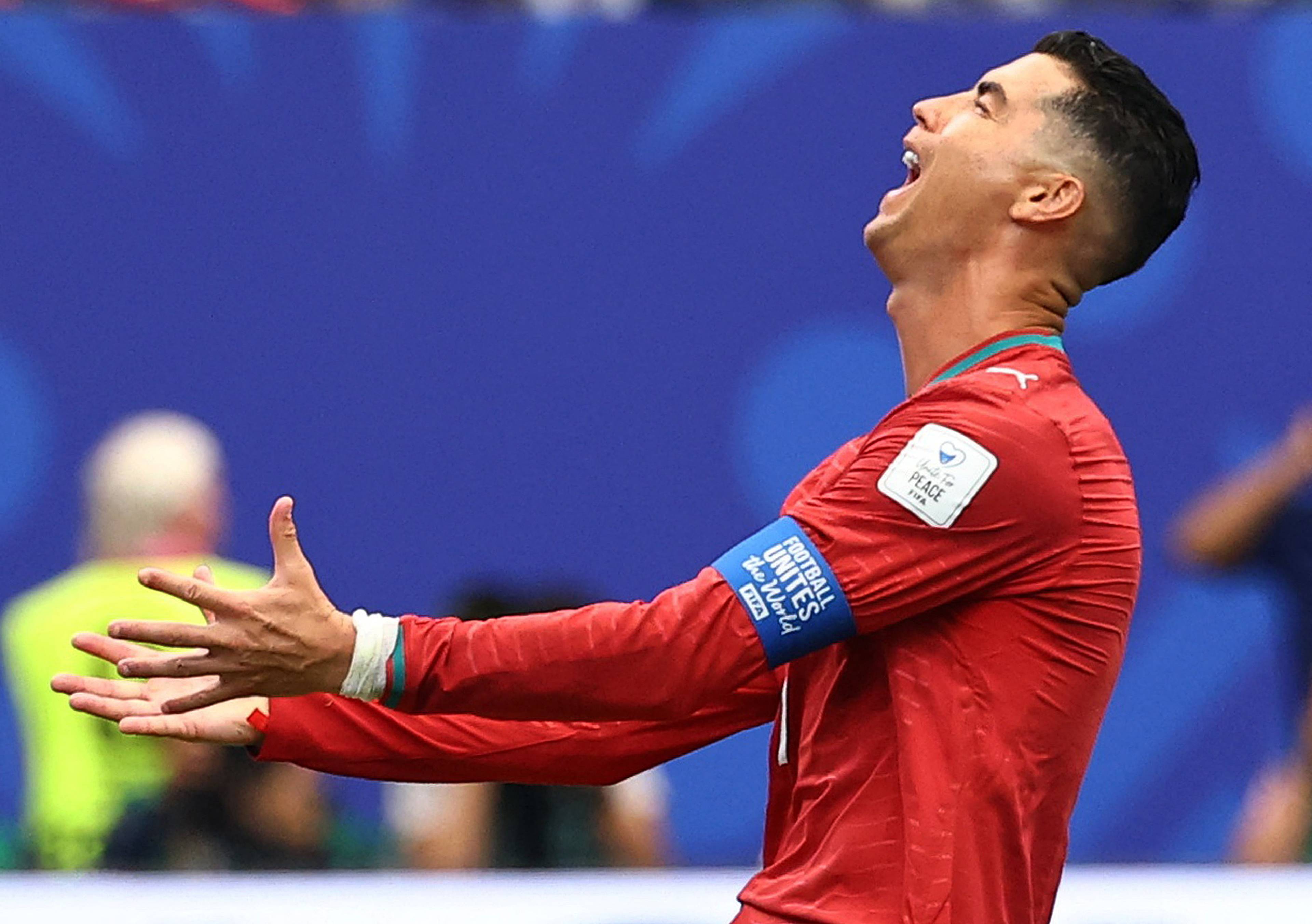 Ronaldo skriker i skuffelse