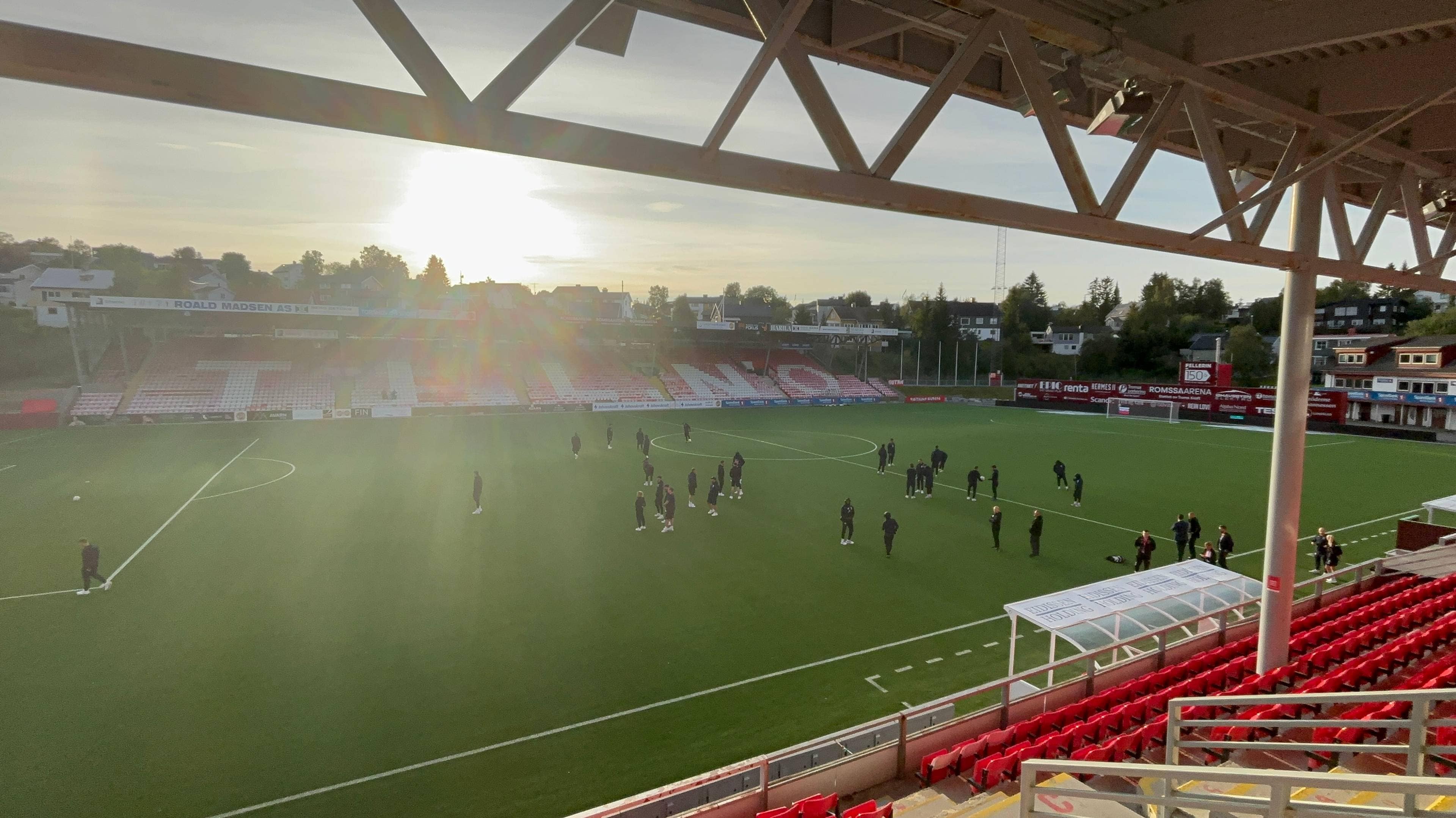 Brighton på Romssa Arena.
