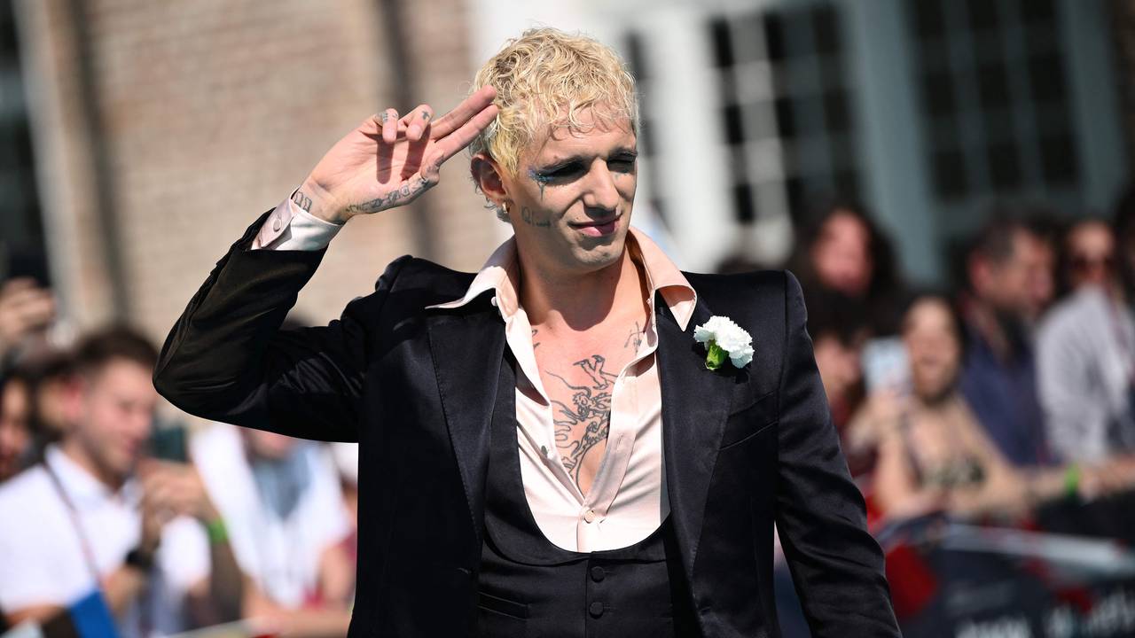 Italian Achille Lauro is one of the favorites to win Eurovision this year. 