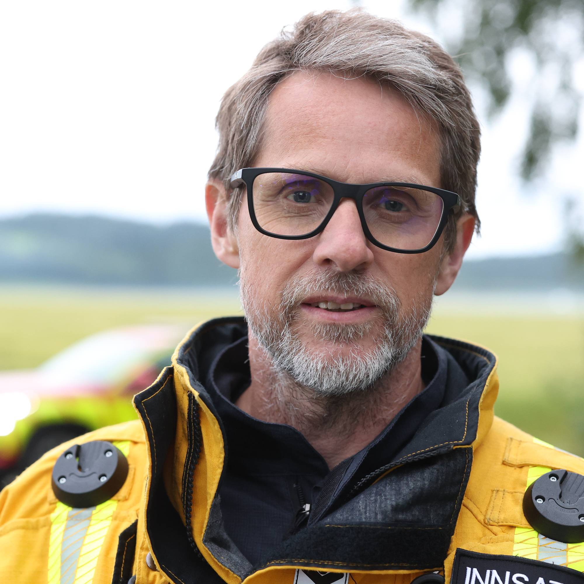 innsatsleder Lars Lunde i brannvesenet.