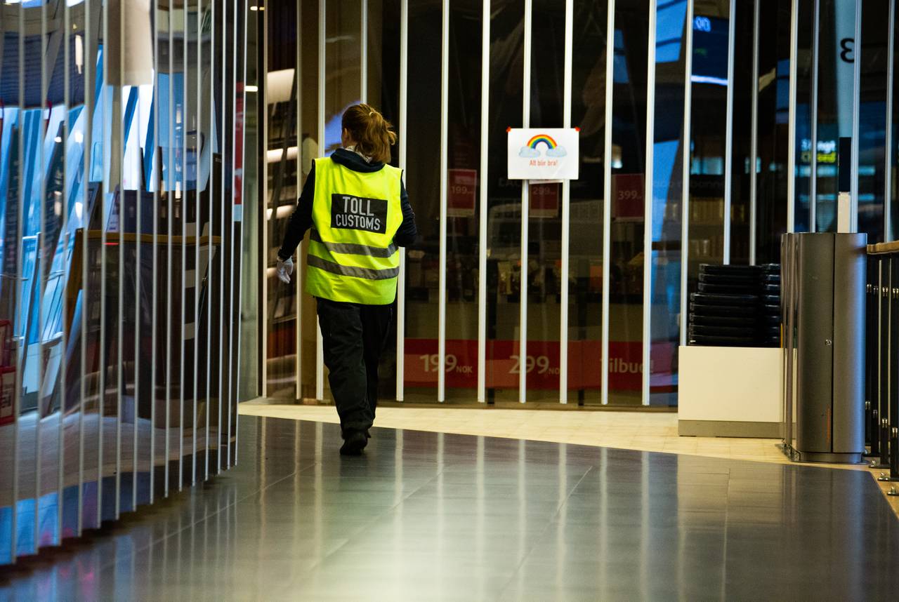 Heile utanlandsterminalen er stengt